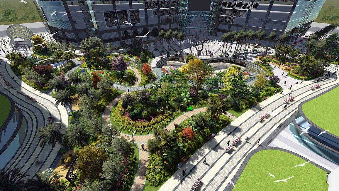 甘肅廣場景觀規劃設計|蘭州大華豐環境建設集團提供廣場景觀規劃設計