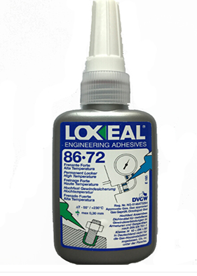 樂賽爾螺紋鎖固膠LOXEAL86-72抗震抗腐蝕螺紋膠