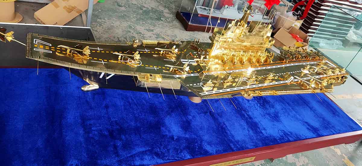 泰州航母模型-山東艦艦艇模型制工廠-山東艦艦艇模型制造公司