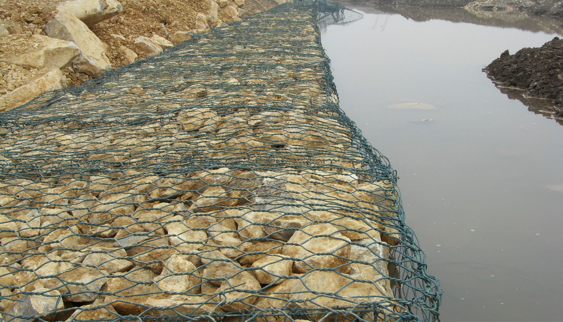 鍍鋅石籠網，河道石籠網