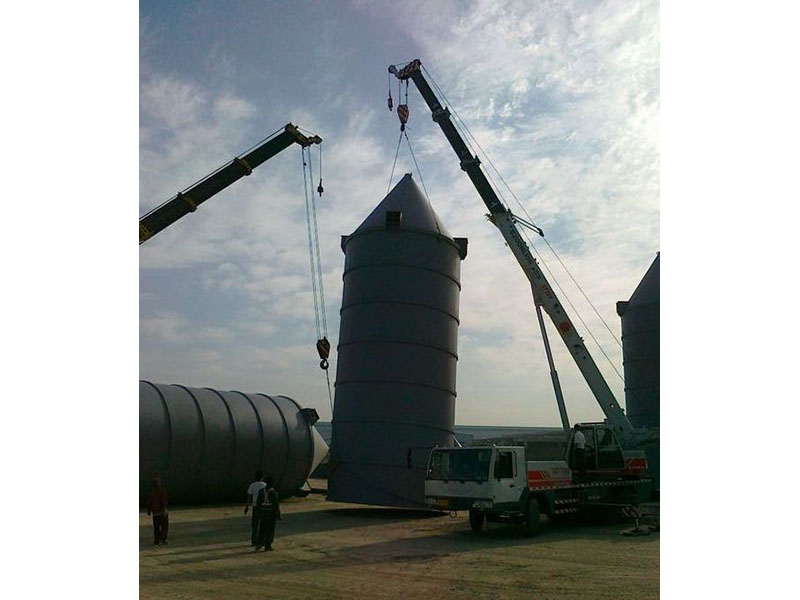 天水200吨水泥仓安装