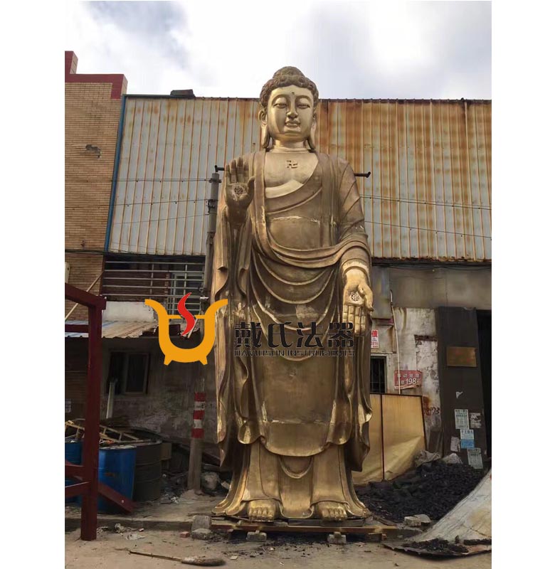 9.98米铜雕阿弥陀佛佛像大型佛像生产厂家